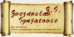 Zvezdoslav Ignjatović vizit kartica